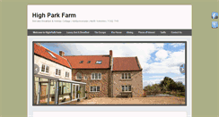 Desktop Screenshot of highparkfarm.co.uk